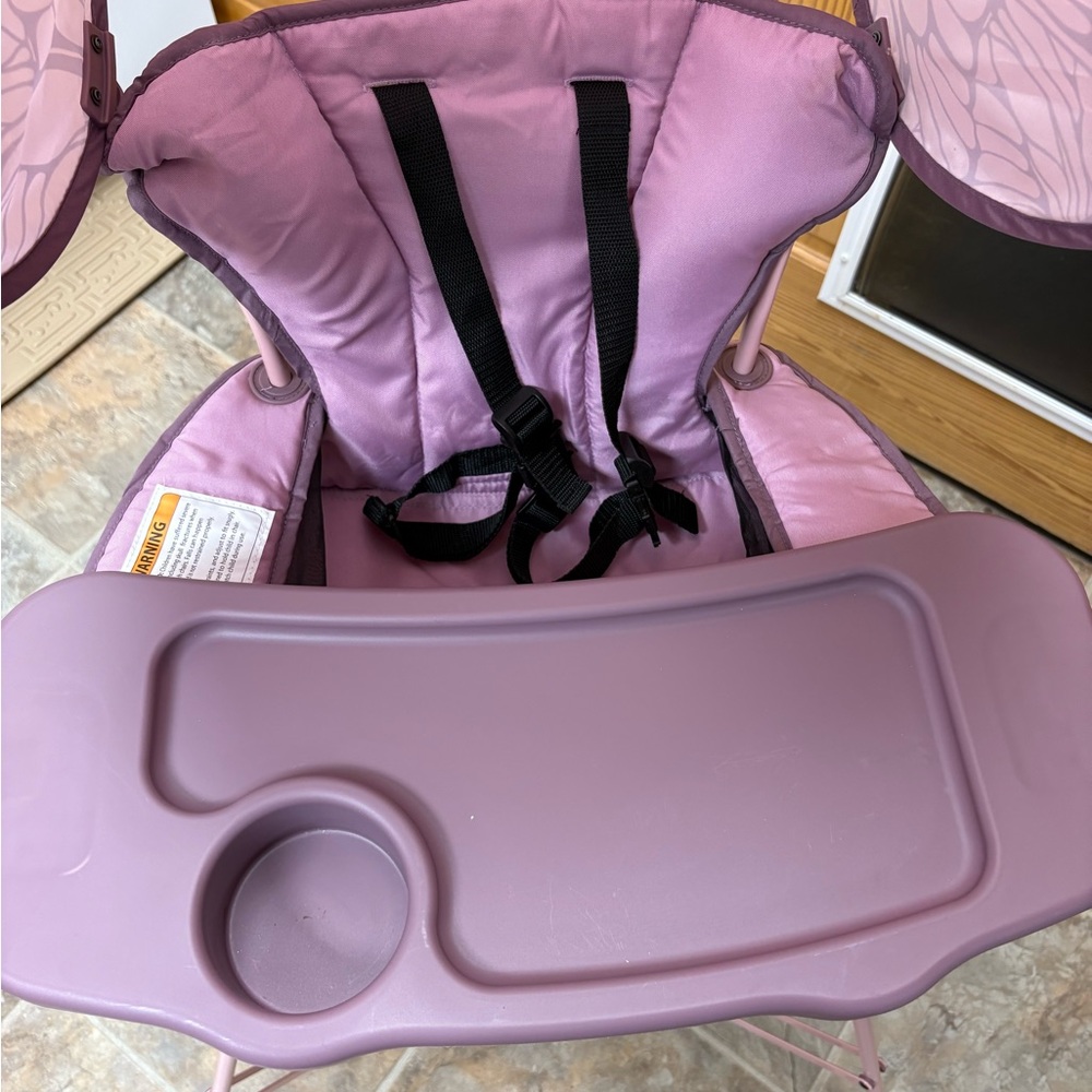 Foldable camping High Chair with Tray